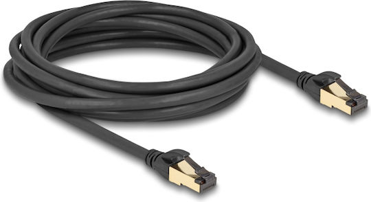 DeLock S/FTP Cat.7 (10Gbps) Καλώδιο Δικτύου Ethernet 5m Μαύρο