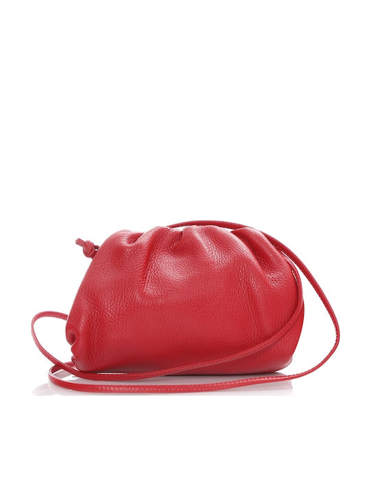 De piele Geantă de damă Crossbody Roșie