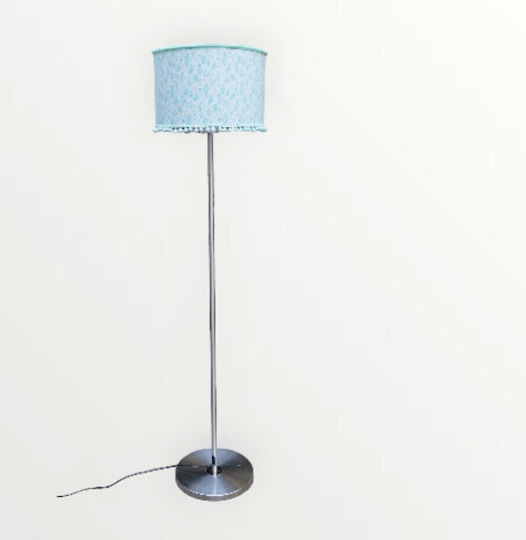 Oxygen Soft Green Floor Lamp H155xW1.55cm. with Socket for Bulb E27 Green