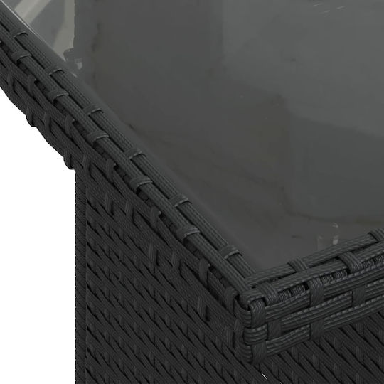 Tisch Stabil Black 100x55x73cm