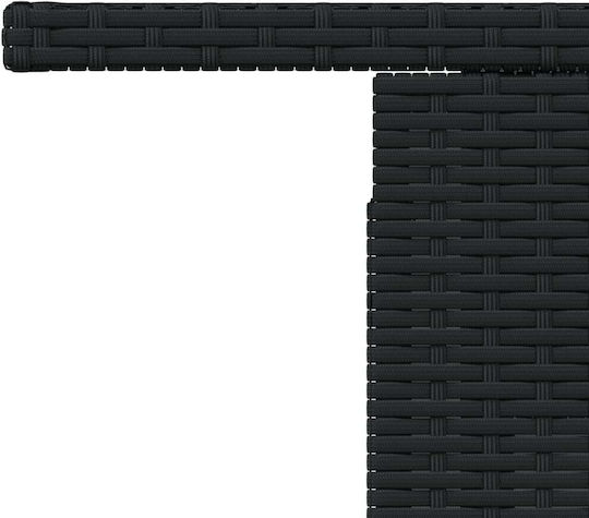 Tisch Stabil Black 100x55x73cm