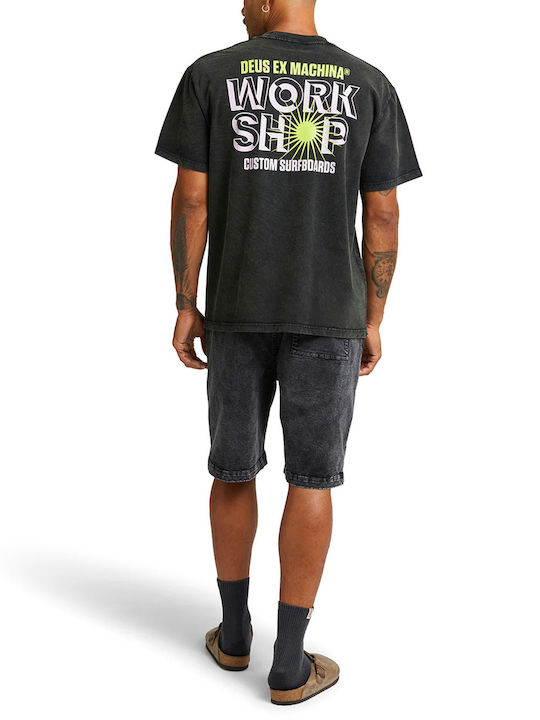 Deus Ex Machina M Surf Men's Short Sleeve T-shirt Gray