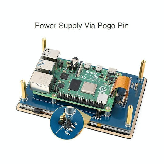 Waveshare 5 Inch 800 X 480 Capacitive Ips Touch Display Raspberry Pi Dsi Interface