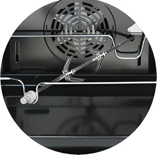 Hyundai Κουζίνα 69lt με Κεραμικές Εστίες Π60εκ. Inox