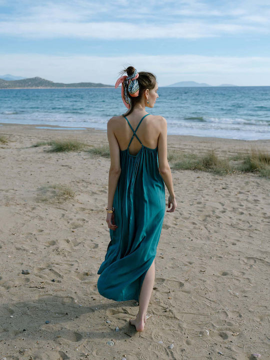 Sommer Maxi Kleid Grün