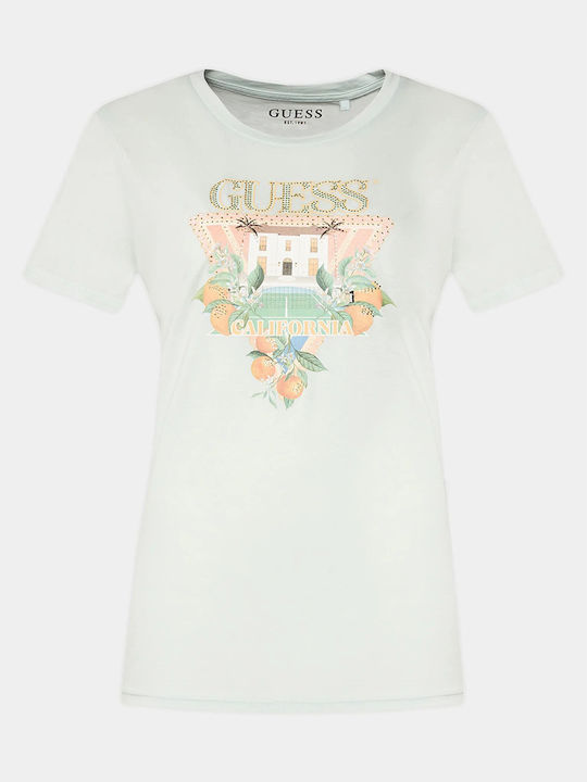 Guess Women's T-shirt MintGreen