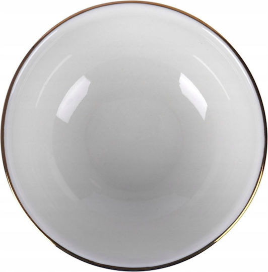 Siaki Collection Μπωλ Σερβιρίσματος Στρογγυλό από Πορσελάνη Λευκό με Διάμετρο 19εκ.