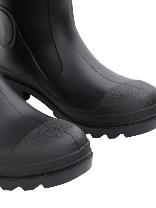 vidaXL Cizme de protecție Cizme de Siguranță Negre