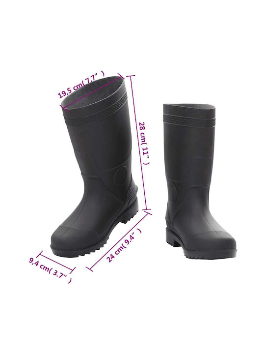 vidaXL Rutschfest Arbeitssicherheitsstiefel Schwarz