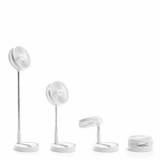 InnovaGoods Fandle Вентилатор USB Сгъваем Бял