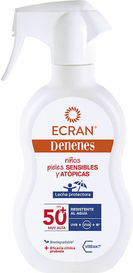 Ecran SPF50 Αδιάβροχο Παιδικό Αντηλιακό Γαλάκτωμα 270ml