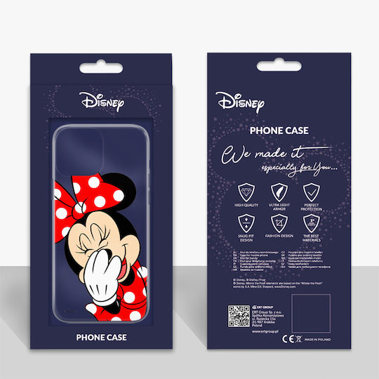 Case Apple Iphone 15 Pro Minnie 006 Disney Partial Print Transparent