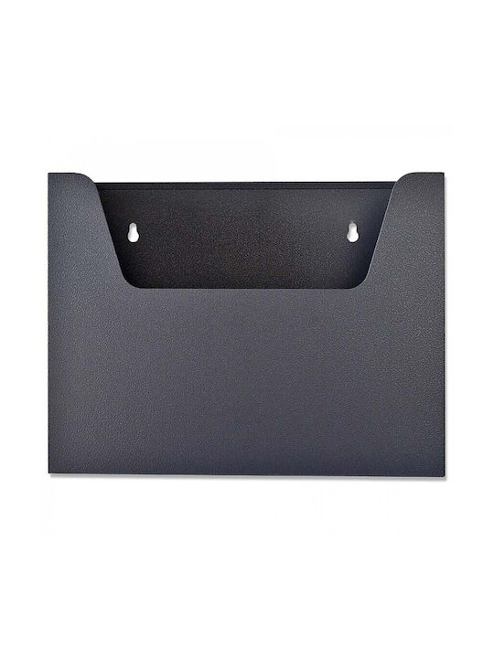 Import Hellas Forms Box Metallic in Black Color 34.5x7.5x26cm