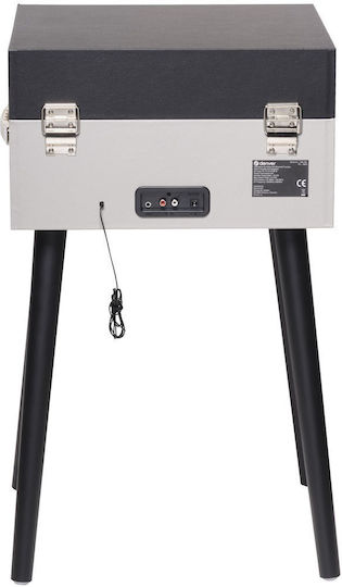 Denver VPR-250 Turntables with Preamp and Built-in Speakers Black