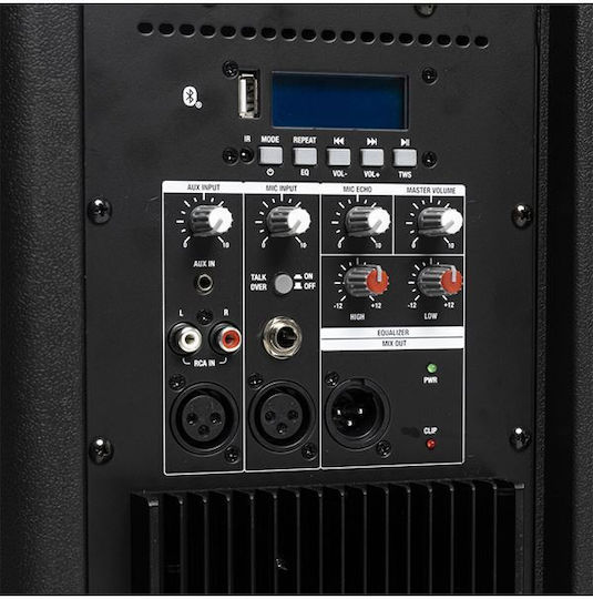 Stagg AS12 H00ST00014 Active Speaker PA 150W with Woofer 12" 38x31x59cm.