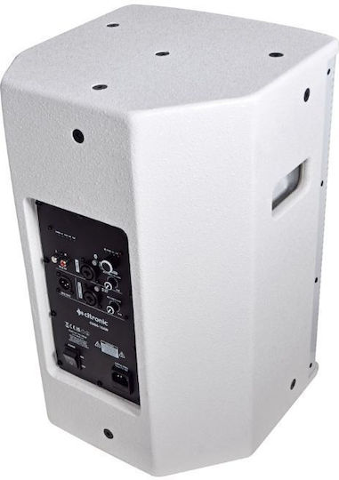 Citronic CUBA-10AW 178.740UK Αυτοενισχυόμενο Ηχείο PA 270W με Woofer 10" 31.3x30.7x50.7εκ. σε Λευκό Χρώμα