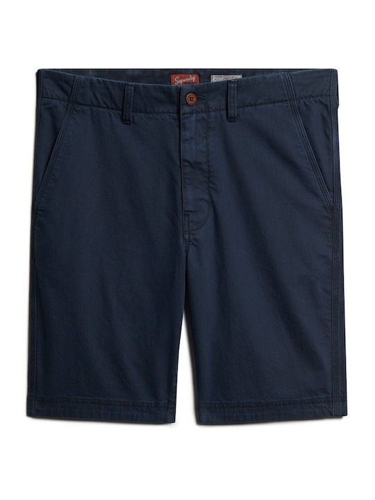 Ovin Vintage Officer Men's Shorts Dark Blue