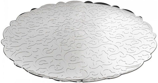 Alessi Dressed Mirror Inoxidabil Rotund Tavă de Servire în Culoare Argintiu MW07 1buc