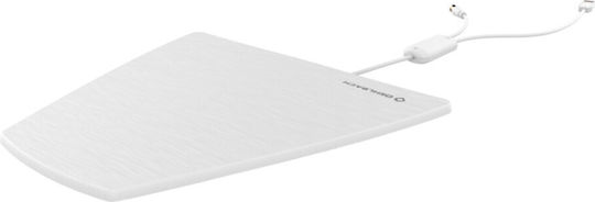 Oehlbach Scope Flat D1C17232 Εσωτερική Κεραία Τηλεόρασης (Απαιτεί Τροφοδοσία) Λευκή