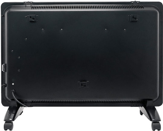 Finlux Raja Θερμοπομπός Δαπέδου 2000W με Ηλεκτρονικό Θερμοστάτη 75x60cm Μαύρος