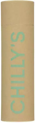 Chilly's Original Sticlă Termos Oțel inoxidabil Fără BPA All Pastel Green 500ml
