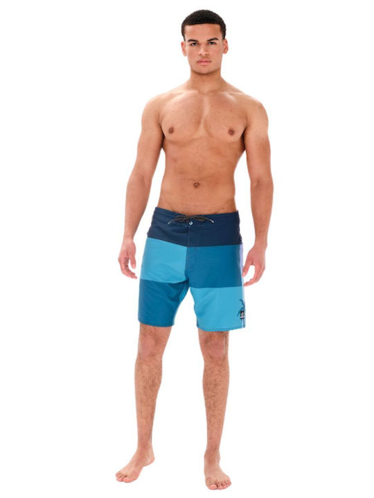 Herren Badebekleidung Shorts Petrol mit Mustern