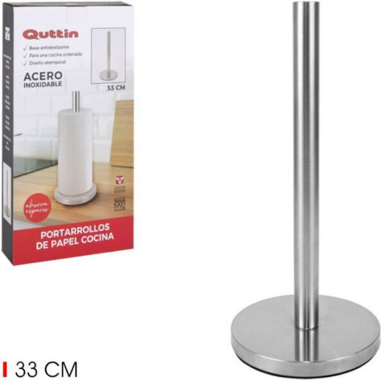 Confortime Metallic Paper Towel Holder Silver 15x15x33cm S2204122 Confortime Metallic Paper Towel Holder Silver 15x15x33cm S2204122