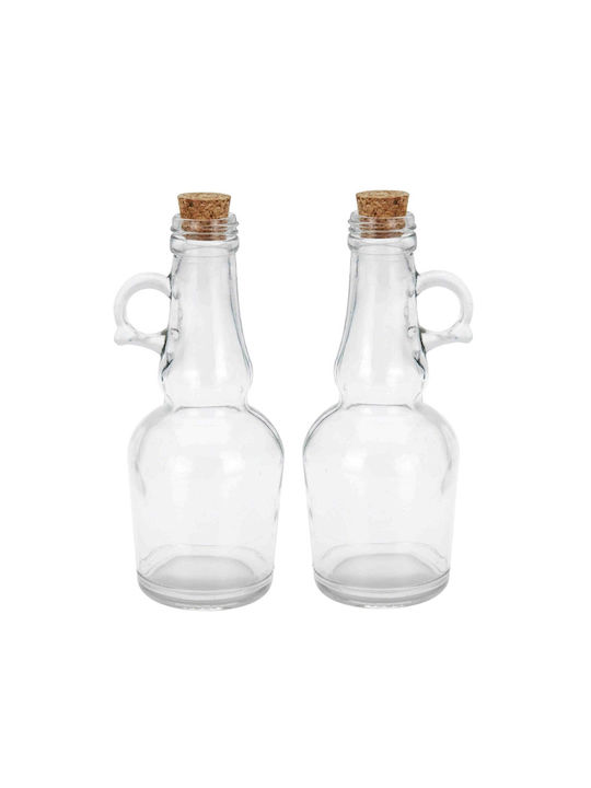 Alpina Öl- & Essigspender-Set Glas mit Ausgießer 250ml