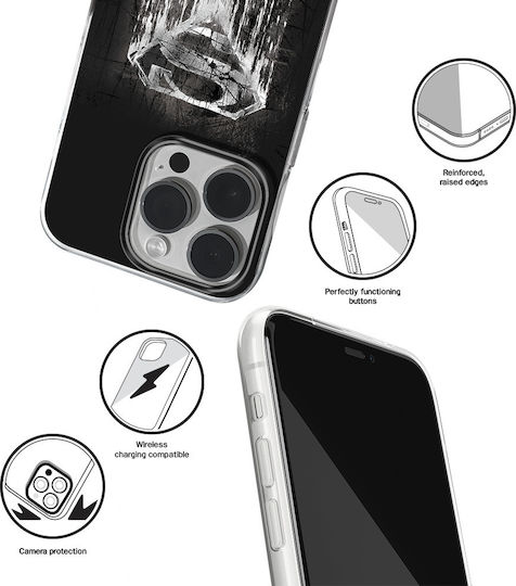 Xiaomi 11T 5G 11T Pro 5G Superman 003 DC Imprint Full Black Mobile Phone Case