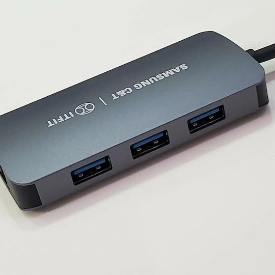 Samsung USB-C Docking Station με HDMI 4K PD Ethernet Ασημί