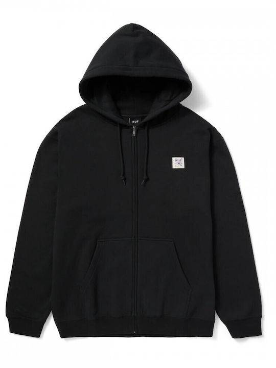 HUF Men's Sweatshirt with Hood Black