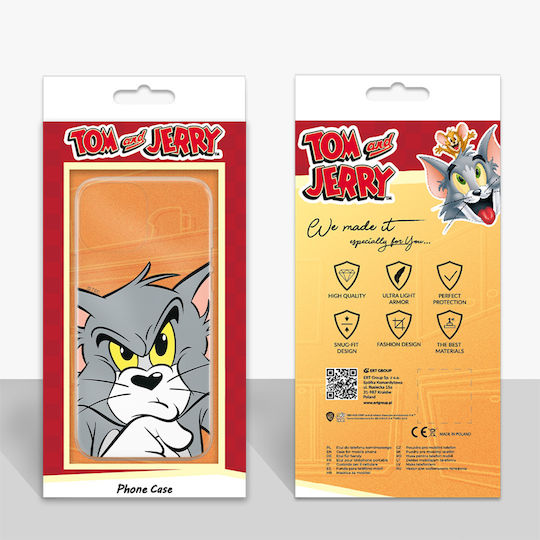 Husă Samsung S23 Tom 001 Tom & Jerry Partial Print Transparent