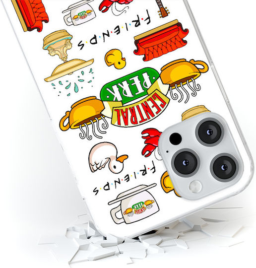 Xiaomi Redmi Note 10 5G Poco M3 Pro Friends 014 Friends Print Full White Silicone Back Cover