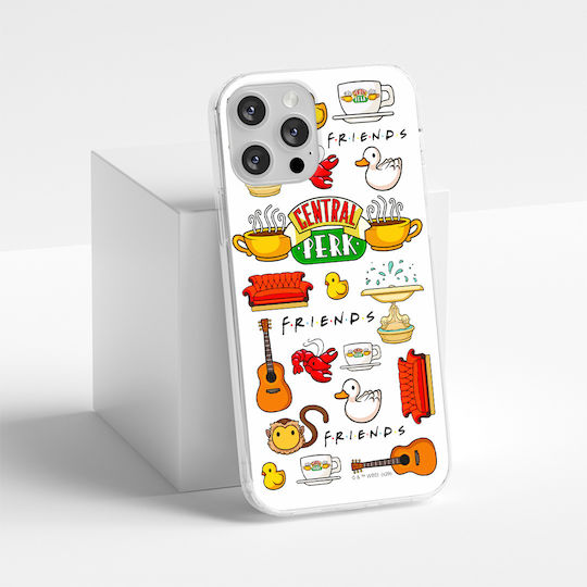 Xiaomi Redmi Note 10 5G Poco M3 Pro Friends 014 Friends Print Full White Silicone Back Cover