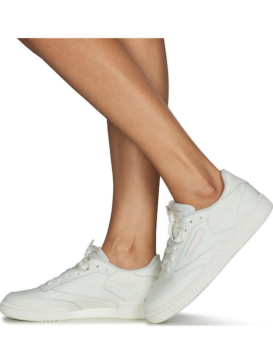 Club C 85 Γυναικεία Sneakers Chalk / Porcelain Pink