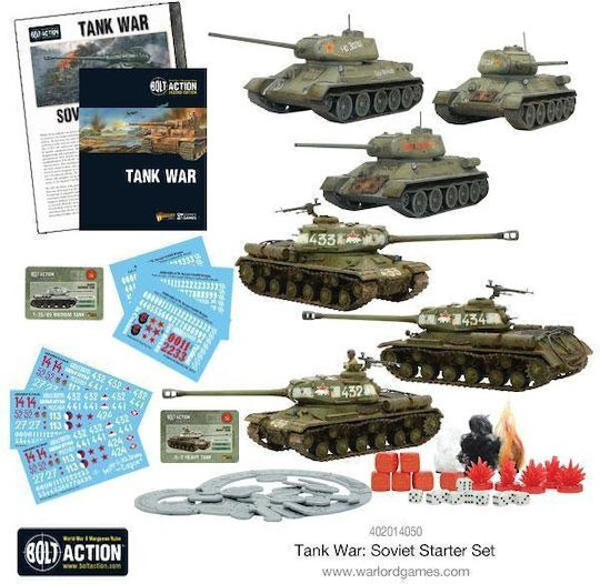 Warlord Games Φιγούρα Μοντελισμού Τανκ με Κόλλα και Χρώματα