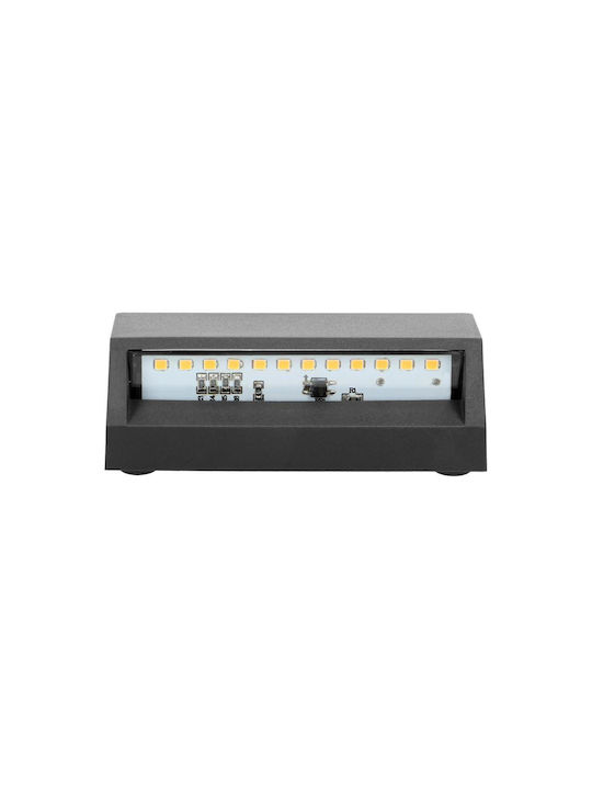 Adviti Επιτοίχιο Εξωτερικό Φωτιστικό LED IP65 1.5W με Φυσικό Λευκό Φως 10x3.3x6εκ.