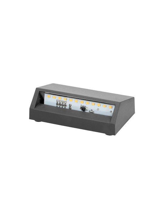 Adviti Επιτοίχιο Εξωτερικό Φωτιστικό LED IP65 1.5W με Φυσικό Λευκό Φως 10x3.3x6εκ.