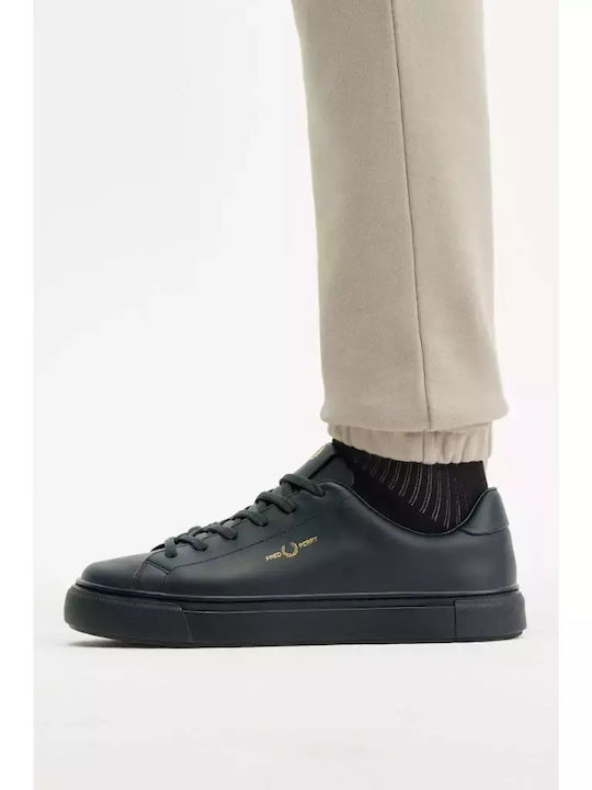 Fred Perry Bărbați Sneakers Night Green - Gold