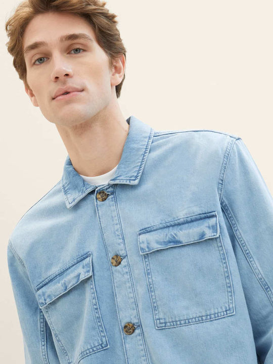 Denim Cămașă Albastru