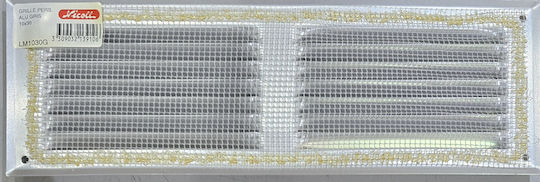 Nicoll Περσίδα Εξαερισμού 10x30cm Ορθογώνια με Σίτα