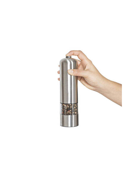 Edman Set Electric Râșnițe Condimente Ceramice în Culoare Argintiu 5cm 1buc