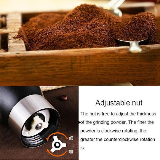 Set Manual Râșnițe Condimente Ceramice în Culoare Maro 16.6cm 1buc