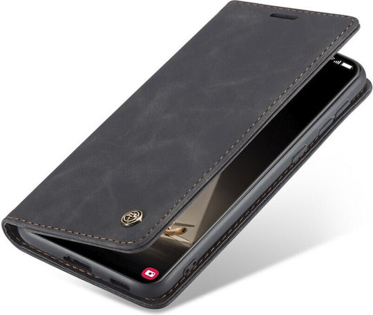 Caseme Brieftasche Leder Schwarz (Galaxy S21 FE 5G)