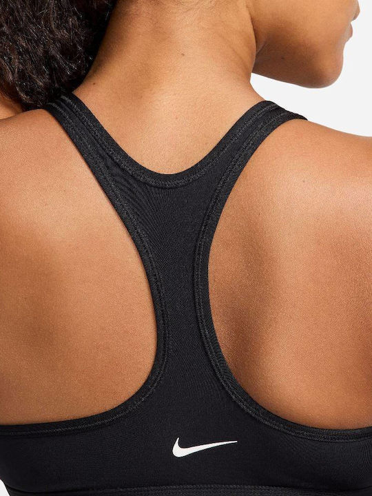 Dri-Fit Swoosh Γυναικείο Αθλητικό Μπουστάκι Black