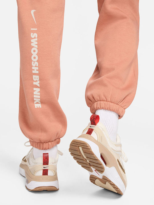 Jogginghose Jogger Vlies Coffee