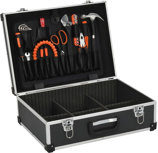 vidaXL Werkzeugkoffer Aluminium B46xT33xH16cm