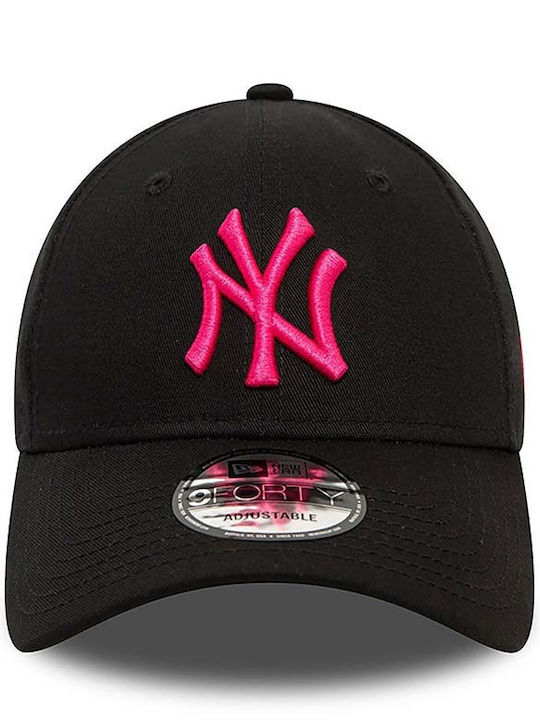 Neue Era Erwachsene Unisex Liga Essentials 9forty New York Yankees Cap Schwarz Rosa 60503372 Neue Era