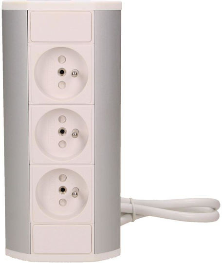 Orno Power Strip 3 Positions with Cable 0.6m