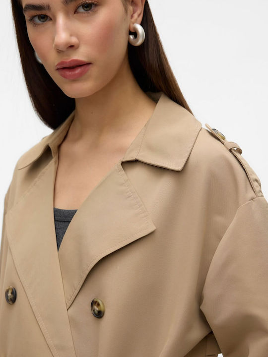 Chloe Women's Black Trench Coat